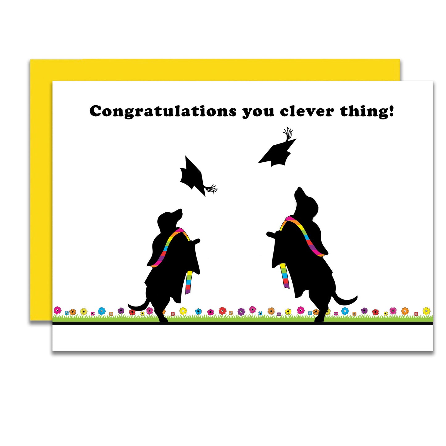 Dachshund Graduation Card